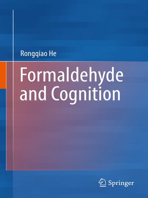 cover image of Formaldehyde and Cognition
